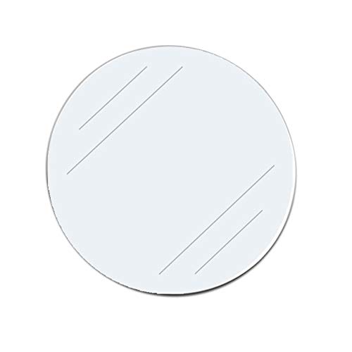 Klebeetiketten selbstklebend | Transparent | Durchmesser & Menge wählbar | Einseitige Klebepunkte | Verschlusspunkte / 15 mm 100 Stück von KLEBESHOP24