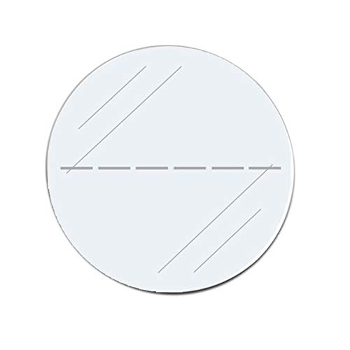 Verschlusspunkte perforiert | Selbstklebend | Transparent | Durchmesser & Menge wählbar | Siegeletiketten / 30 mm 5000 Stück von KLEBESHOP24