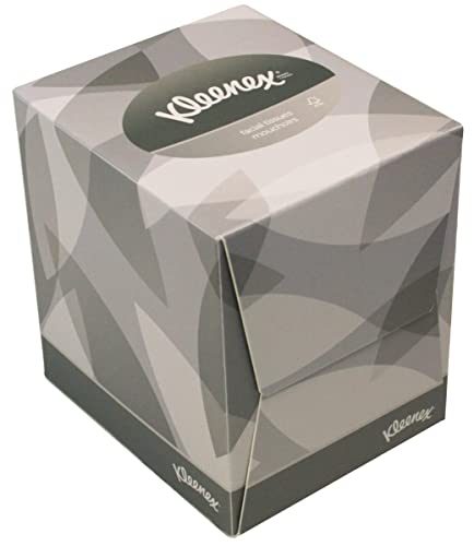KLEENEX Kosmetiktücher (Würfel-Box),2-lagig, 20,1 x 21 cm (1 Box) von KLEENEX