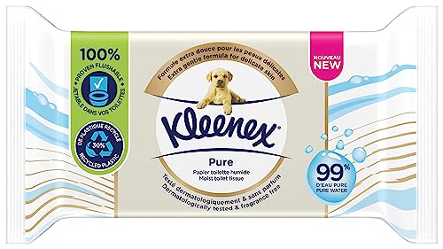 Kleenex Pure Moist Toilet Paper, 12er Pack von KLEENEX