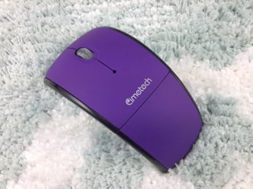 KLEIN Design TM-9200 optische Klappbare Maus/Mouse schnurlos/Wireless Purple von KLEIN Design
