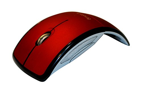 KLEIN Design TM-9200 optische Klappbare Maus/Mouse schnurlos/Wireless rot von KLEIN Design