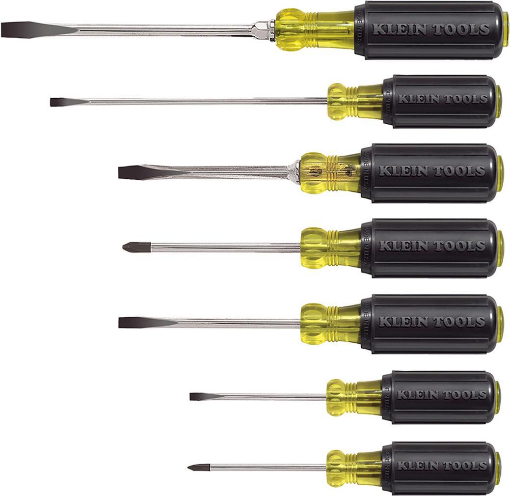 KLEIN TOOLS 85076 Schraubendreher, 7-teiliges Set (85076) von KLEIN TOOLS