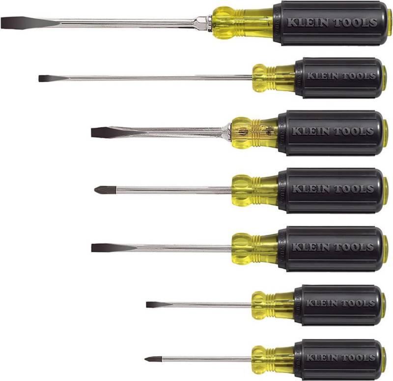 KLEIN TOOLS 85076 Schraubendreher, 7-teiliges Set (85076) von KLEIN TOOLS