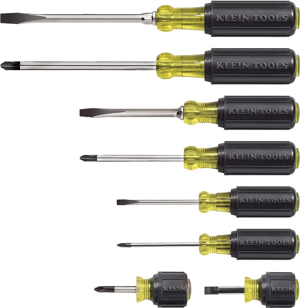 KLEIN TOOLS 85078 Schraubendreher, 8-teiliges Set (85078) von KLEIN TOOLS