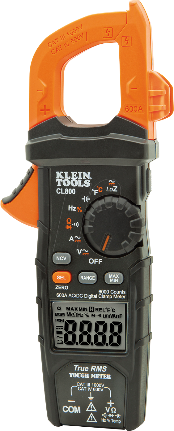 KLT CL800 - Stromzange, digital, AC/DC, bis 1000 A, TRMS von KLEIN TOOLS