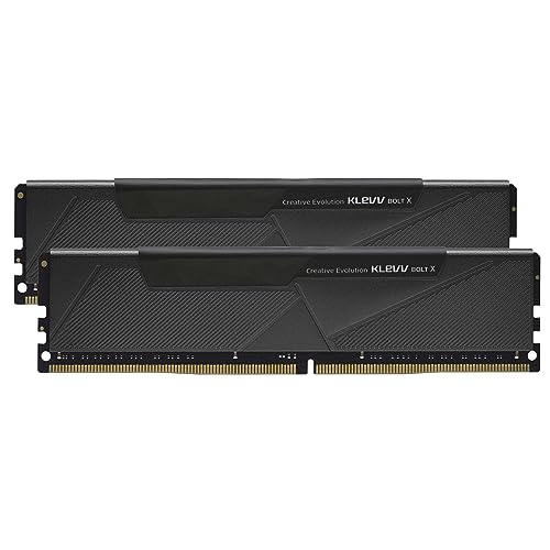 KLEVV Bolt X DDR4 32GB (2X 16GB) 3200MHz CL16 Gaming-Arbeitsspeicher RAM Kit XMP 2.0 Non-RGB Hochleistungs-Übertaktung 16-18-18-38 von KLEVV