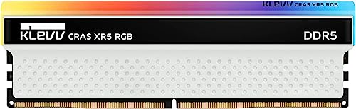 KLEVV CRAS XR5 RGB 32GB Kit (16GB x2) 7000MT/s Gaming-Speicher DDR5 RAM XMP 3.0 Hochleistungs-Übertaktung von KLEVV