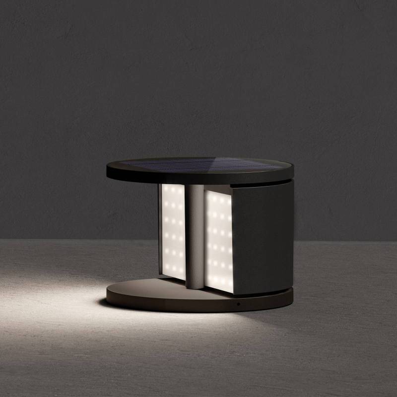 KLEWE LED-Solar-Gartenleuchte SWING, anthrazit, Ø 20 cm IP65 von KLEWE