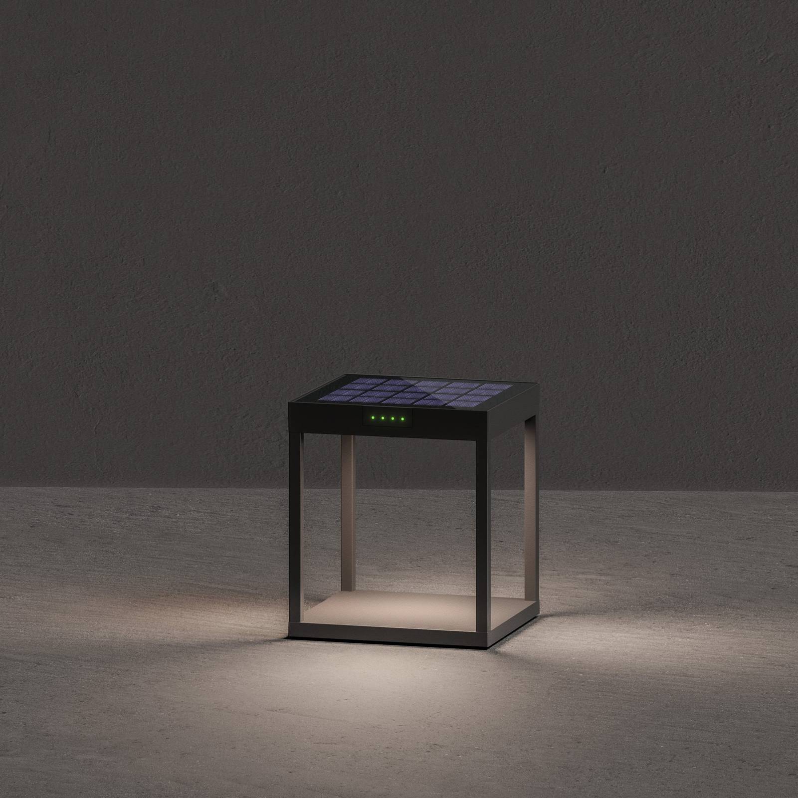 KLEWE LED-Solarlampe RADIA GROUND, anthrazit, 25 cm Alu IP65 KLEWE LED-Solarlampe RADIA GROUND, anthrazit, 25 cm Alu IP65 von KLEWE