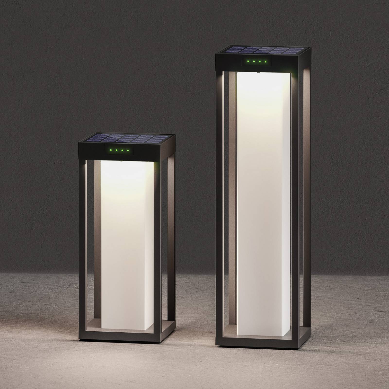 KLEWE LED-Solarlampe RADIA MAXI MOON, anthrazit, 50 cm, IP65 KLEWE LED-Solarlampe RADIA MAXI MOON, anthrazit, 50 cm, IP65 von KLEWE