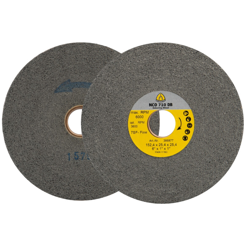 Hochleistungs-Vliesscheiben NCO 710DB 9 SF hart, 152,4 x 25,4 x 25,4 mm Fine Siliziumkarbid Hochleistungs-Vliesscheiben NCO 710DB 9 SF hart, 152,4 x 25,4 x 25,4 mm Fine Siliziumkarbid von Klingspor AG