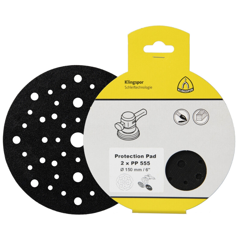 Protection Pad PP 555 für Exzenter- und Langhalsschleifer kletthaftend 125 mm 2 Stück SB-verpackt Protection Pad PP 555 für Exzenter- und Langhalsschleifer kletthaftend 125 mm 2 Stück SB-verpackt von Klingspor AG