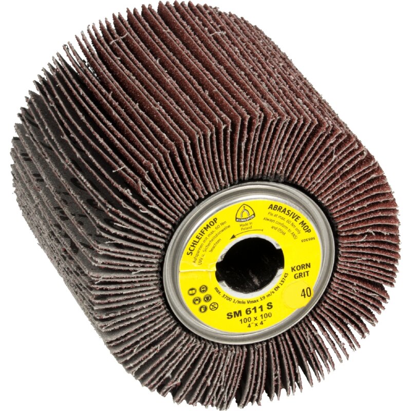 Satinierwalze SM 611 S für Farbe, Lack, Spachtel, Holz, Kunststoff, Metall 100 x 50 x 19 mm Körnung 120 Satinierwalze SM 611 S für Farbe, Lack, Spachtel, Holz, Kunststoff, Metall 100 x 50 x 19 mm Körnung 120 von Klingspor AG