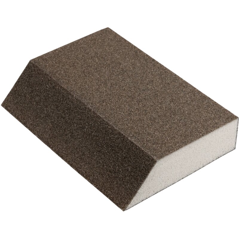 Schleifklotz SK 700 A Schleifschwamm angewinkelt für Farbe, Lack, Spachtel Korund 89 x 125 x 25 mm Körnung 80 Schleifklotz SK 700 A Schleifschwamm angewinkelt für Farbe, Lack, Spachtel Korund 89 x 125 x 25 mm Körnung 80 von Klingspor AG