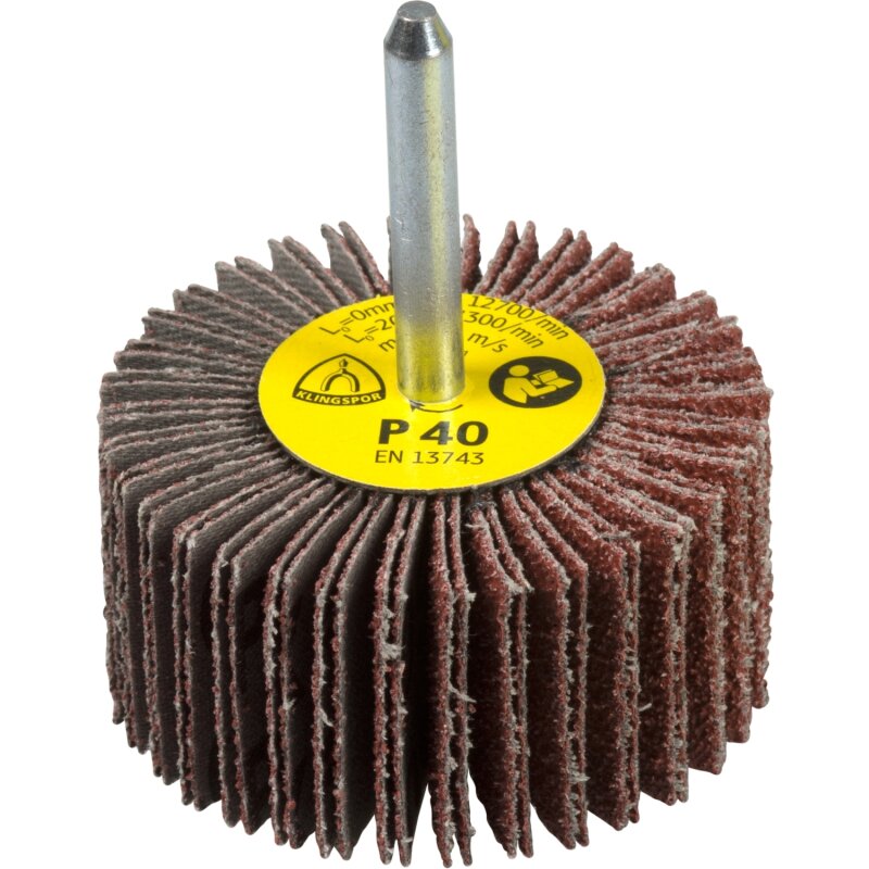 Schleifmopstifte KM 613 Fächerschleifer Metall universal 60 x 40 x 6 mm Korn 60 - 1 Stück Schleifmopstifte KM 613 Fächerschleifer Metall universal 60 x 40 x 6 mm Korn 60 - 1 Stück von Klingspor AG