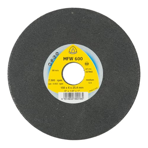 Klingpsor 337945 MFW 600, Hochleistungs-Vlies Scheibe wheelsRED, 150x6x25,4, MEDIO, 5 Stück Klingpsor 337945 MFW 600, Hochleistungs-Vlies Scheibe wheelsRED, 150x6x25,4, MEDIO, 5 Stück von KLINGSPOR