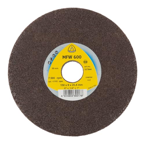 Klingpsor 337948 MFW 600, Hochleistungs-Vlies Scheibe DiscRed, 150x3x25,4, GROSSO, 10 Stück Klingpsor 337948 MFW 600, Hochleistungs-Vlies Scheibe DiscRed, 150x3x25,4, GROSSO, 10 Stück von KLINGSPOR