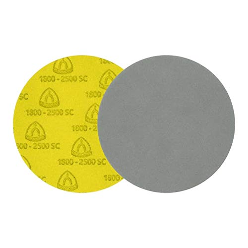 Klingpsor 342288 FD 500 Schleifscheibe mit Schaumstoff für Farbe, Lack, Spachtel ohne Loch, 3000 Korn, 125mm Durchmesser, 10 Stück Klingpsor 342288 FD 500 Schleifscheibe mit Schaumstoff für Farbe, Lack, Spachtel ohne Loch, 3000 Korn, 125mm Durchmesser, 10 Stück von KLINGSPOR