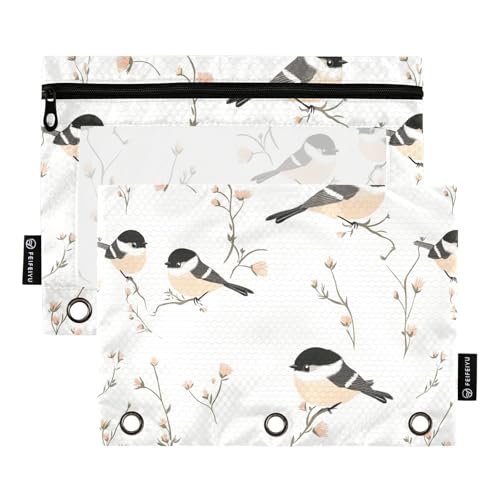 Cartoon Schwarz – Kappen-Küken, Vögel, weiß, Ordnungstasche, 3-fach gelocht, für 3-Loch-Bindertaschen, wasserdicht, für Kinder, Zuhause, Reisen, Karten, Aufbewahrungsbehälter Cartoon Schwarz – Kappen-Küken, Vögel, weiß, Ordnungstasche, 3-fach gelocht, für 3-Loch-Bindertaschen, wasserdicht, für Kinder, Zuhause, Reisen, Karten, Aufbewahrungsbehälter von KLL