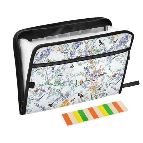 KLL Akkordeon-Akkordeon-Aktenordner, Akkordeon-Ordner, Kunststoff, Akkordeon-Datei, Multi-Taschen-Ordner mit Reißverschluss, für Küche, schickes Thymian-Weiß KLL Akkordeon-Akkordeon-Aktenordner, Akkordeon-Ordner, Kunststoff, Akkordeon-Datei, Multi-Taschen-Ordner mit Reißverschluss, für Küche, schickes Thymian-Weiß von KLL