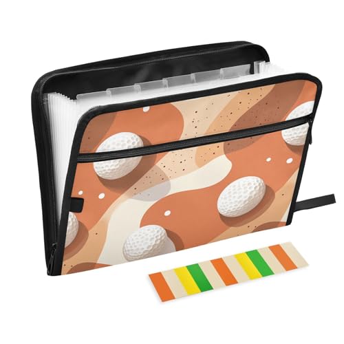 KLL Hängemappe, Fächermappe, Taschenformat, Fächermappe, Akkordeonmappe mit Reißverschluss, für klinische Krankenpflege, Golfball, Terrakotta KLL Hängemappe, Fächermappe, Taschenformat, Fächermappe, Akkordeonmappe mit Reißverschluss, für klinische Krankenpflege, Golfball, Terrakotta von KLL