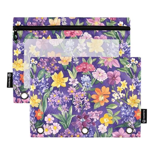 Sunny Aquarell Europäische Sommerblüten Ringe Binder Tasche 3 Locher für 3 Ringe Ordner mit 3 Ringen für Büro Ofhce Supplies Sunny Aquarell Europäische Sommerblüten Ringe Binder Tasche 3 Locher für 3 Ringe Ordner mit 3 Ringen für Büro Ofhce Supplies von KLL