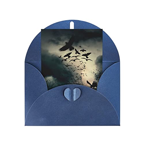 PEPA Urlaubsnacht Krähe Karten Blanko Karten und Umschläge Umschlag Set für Erwachsene und Kinder Weihnachtskarten PEPA Urlaubsnacht Krähe Karten Blanko Karten und Umschläge Umschlag Set für Erwachsene und Kinder Weihnachtskarten von KLMELLMDE
