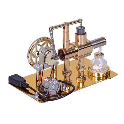 Stirlingmotor Modell Heißluft Stirlingmotor Motormodell Physikalische Bildung Spielzeug Für Schüler Herausforderndes Geschenk Heißluft Stirlingmotor Motor Modellbausätze Heißluft Stirlingmotor Motor von KLOVA
