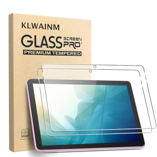 KLWAINM [2 Stück] 10 Plus Tablet 2021(Nicht geeignet 2023 Modell) Schutzfolie Screen Protector Displayschutz 2.5D Ultra-HD 9H Härte Anti-Kratzen Bläschenfrei Hartglas Schutzglas Glas Folie von KLWAINM