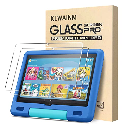 KLWAINM [2 Stück] 8 Kids Pro Tablet Schutzfolie Displayschutz 2.5D HD 9H Härte Anti-Kratzen Bläschenfrei Panzerfolie Hartglas Schutzglas Glas folie von KLWAINM