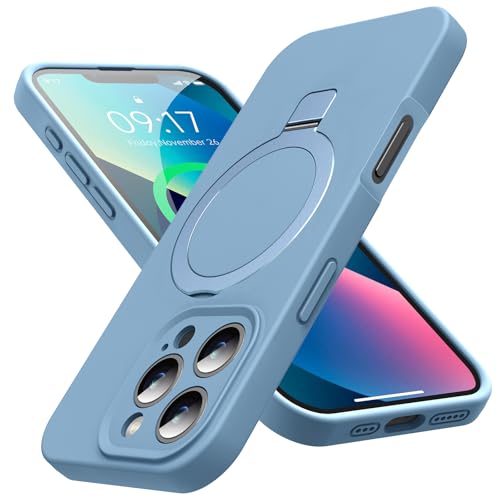 KMAMBAG Magnetisch für iPhone 16 Pro Max Hülle [Kompatibel mit MagSafe] [Fallschutz in Militärqualität] Schlanke, durchscheinende matte stoßfeste Handyhülle mit Anti-Fingerabdruck-Handyhülle, Schwarz von KMAMBAG