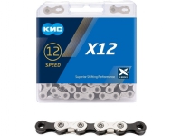 KMC X12 Silber/Schwarz Kette, 12 V, 126 L von KMC