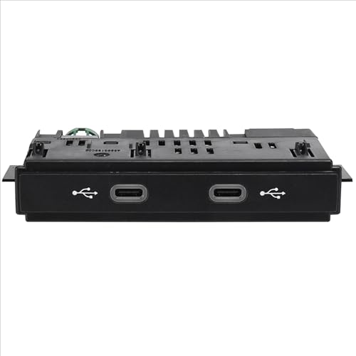 KMGDM Auto Typ-C Buchse vorne hinten USB Adapter für MK2 2017 2018 5NA035736 Ersatz Doppel Type-C Buchse Stecker von KMGDM
