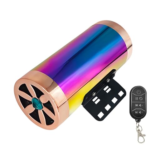 KMGDM Bunte Subwoofer-Doppel-Lautsprecher mit LED-Lichteffekt für verbesserte Fahrten für Motorrad-Elektro-Vehi KMGDM Bunte Subwoofer-Doppel-Lautsprecher mit LED-Lichteffekt für verbesserte Fahrten für Motorrad-Elektro-Vehi von KMGDM