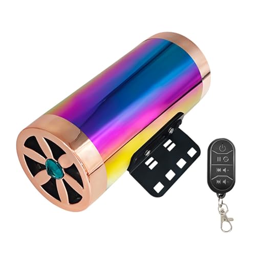 KMGDM Bunte Subwoofer-Doppel-Lautsprecher mit LED-Lichteffekt für verbesserte Fahrten für Motorrad-Elektro-Vehi KMGDM Bunte Subwoofer-Doppel-Lautsprecher mit LED-Lichteffekt für verbesserte Fahrten für Motorrad-Elektro-Vehi von KMGDM