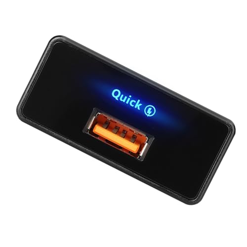 KMGDM Super Schnellladegerät fürs Auto, Doppel-USB-Anschlüsse, hocheffiziente Ladegeräte für effiziente Geräteversorgung von KMGDM