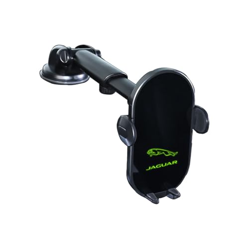 KMJGQWSC Auto Handyhalterung für Jaguar XJL Low Configuration 2009-2021,Smartphone Halterung rutschfest Drehbar Stabile Befestigung Handyhalter Innenraum Zubehör,A-Suction Cup Type von KMJGQWSC