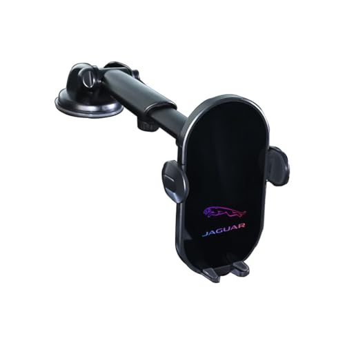 KMJGQWSC Auto Handyhalterung für Jaguar XJL high Configuration 2009-2021,Smartphone Halterung rutschfest Drehbar Stabile Befestigung Handyhalter Innenraum Zubehör,B-Suction Cup Type von KMJGQWSC