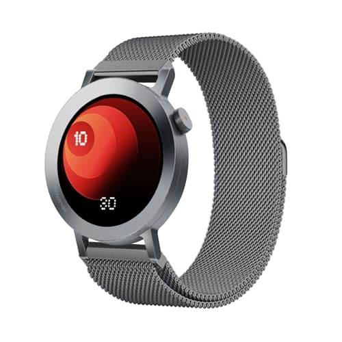 KMKJSH Metall Edelstahl Armbänder Kompatibel mit CMF by Nothing Watch Pro 2 Armband Magnetisch Einstellbar Mesh Ersatzarmband für Damen Herren für CMF by Nothing Watch Pro 2 Uhrenarmband (1) von KMKJSH