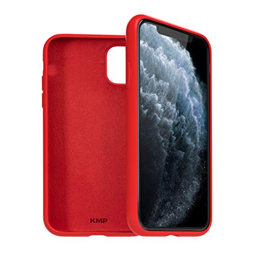 KMP Handyhülle passend für iPhone 11 Pro Max - rot - Silikon Case Velvety Premium - Schützhülle extra stabil & leicht von KMP CREATIVE LIFESTYLE PRODUCTS.