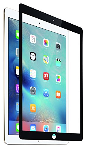 KMP Protective Tempered Glass Hartglas Displayschutz, iPad Air 2, Pro 9,7", iPad 9,7" 03/2017, frame black von KMP Creative Lifestyle Products