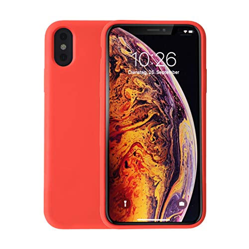 KMP Silikon Schutzhülle für iPhone XS, X Red von KMP Creative Lifestyle Products