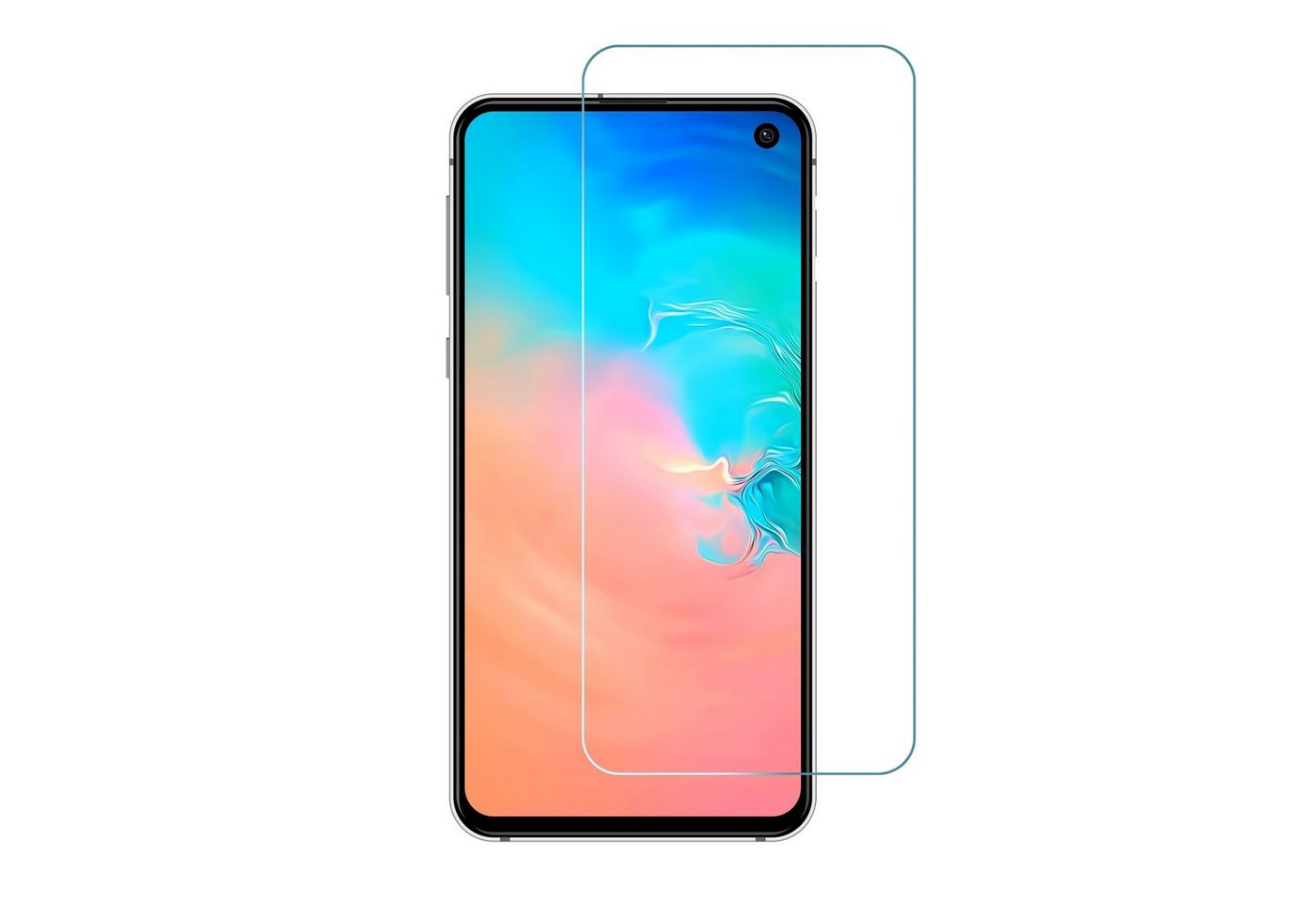 KMP Creative Lifesytle Product Samsung Galaxy S10e Smart Glas 2.5 für Samsung Galaxy S10e, Displayschutzglas, 1 Stück von KMP Creative Lifesytle Product