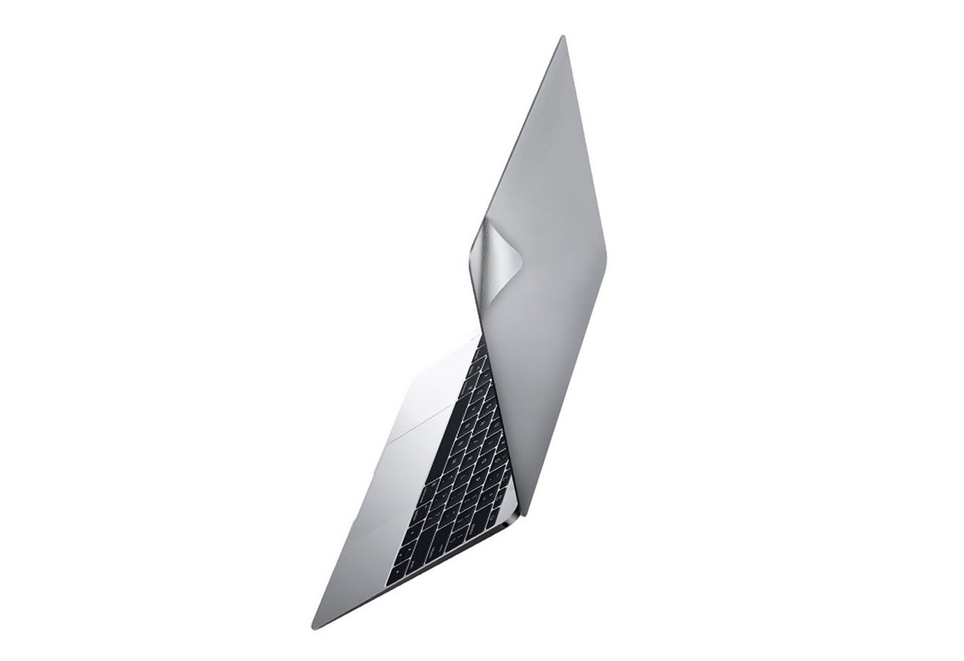 KMP Creative Lifesytle Product Schutzfolie Schutzfolien für 12 MacBook, 03/2015, 03/2016 Space Gray, (1-St), Hülle, Haut, dünn, 0,2 mm" von KMP Creative Lifesytle Product