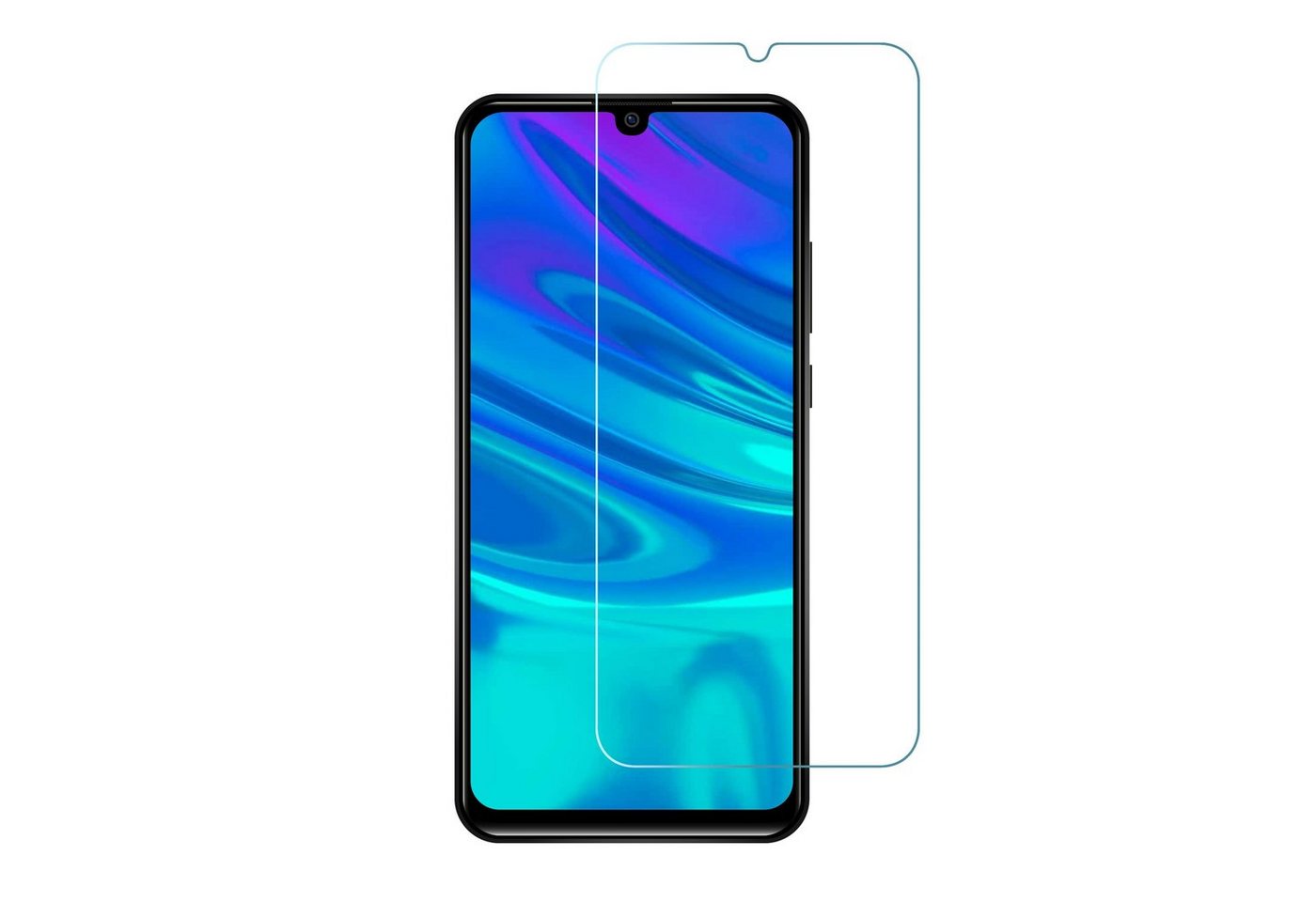 KMP Creative Lifesytle Product Smart²Glass für Huawei P Smart 2019 Doublepack, Displayschutzglas, 1 Stück von KMP Creative Lifesytle Product