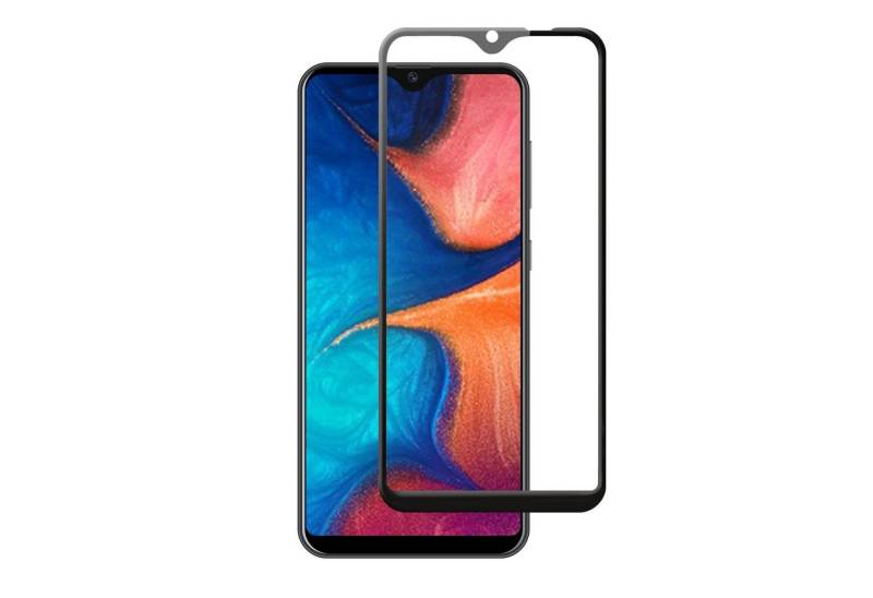 KMP CREATIVE LIFESTYLE PRODUCTS. Displayschutzglas DOPPELPACK - 2.5D silkscreen printing tempered Dragontrail Displayschu für Samsung 
Galaxy 
A20e, Double-pack, 2 Stück, klare Sicht von KMP CREATIVE LIFESTYLE PRODUCTS.