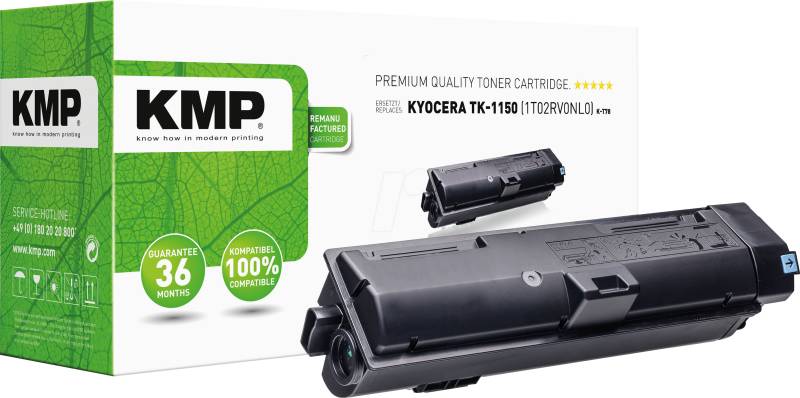 KMP 2914,0000 - Toner, Kyocera, schwarz, TK1150, rebuilt von KMP PRINTTECHNIK AG