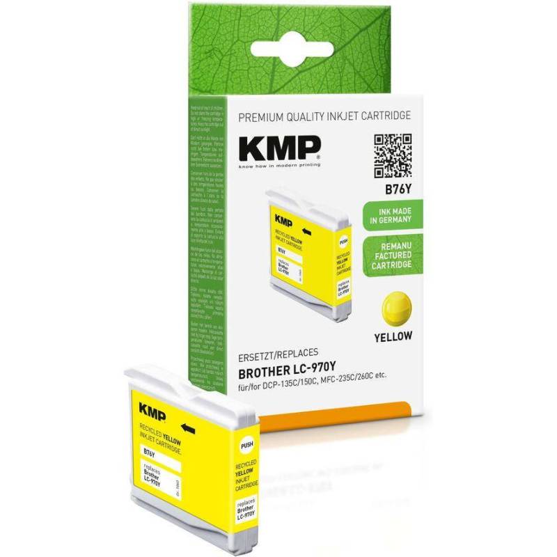 KMP Patrone Brother LC-970Y      300 S. yellow von KMP Printtechnik AG