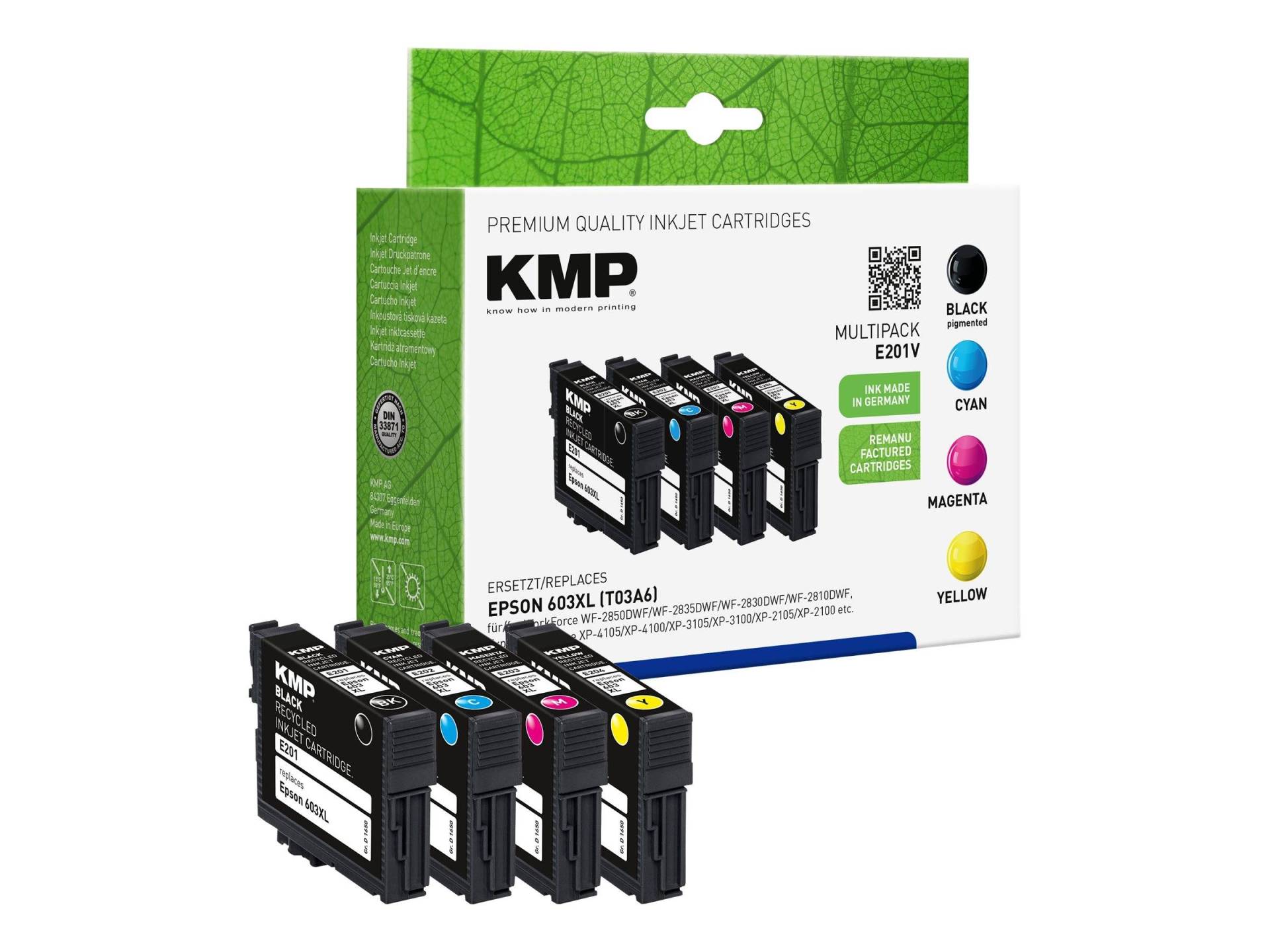 KMP Patrone Epson 603XL T03A6 Multip. 500-3500 S. E201V remanufactured KMP Patrone Epson 603XL T03A6 Multip. 500-3500 S. E201V remanufactured von KMP Printtechnik AG